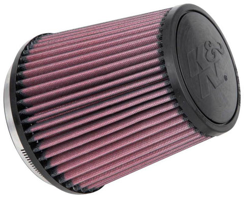 K&N Filter Universal Rubber Filter Round Tapered 4.5in  Flange 5.875in Base 4.5 inch Top 6in  Height - RU-4740