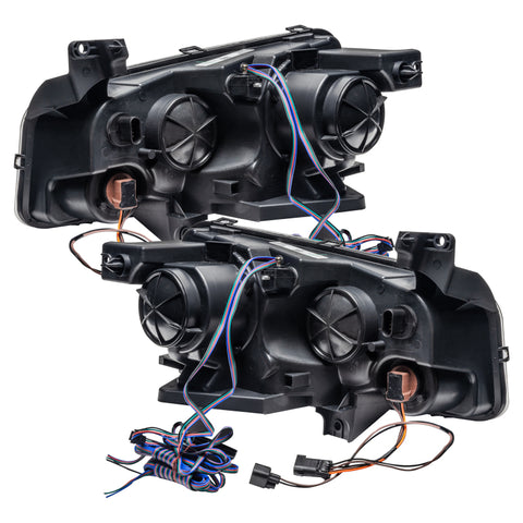 Oracle 08-10 Dodge Charger SMD HL (HID) - ColorSHIFT w/ Simple Controller - 8179-504