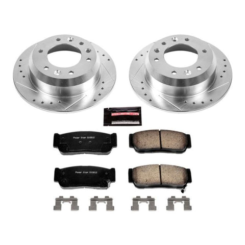 Power Stop 2007 Hyundai Entourage Rear Z23 Evolution Sport Brake Kit - K5907