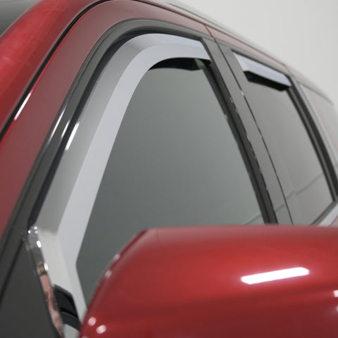 Putco 19-20 Chevy Silverado / GMC Sierra 1500 - Crew Cab (Set of 4) Element Chrome Window Visors - 480242