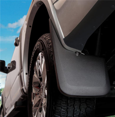 Husky Liners 16-22 Toyota Tacoma w/ OE Fender Flares Custom Molded Front Mud Guards - Black - 56941