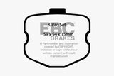 EBC 10-13 Chevrolet Corvette (C6) 6.2 Grand Sport Redstuff Rear Brake Pads - DP31771/4C