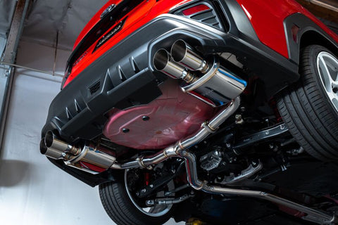 REMARK 22+ Subaru WRX VB Stainless Steel Quad Tip Cat-Back Exhaust - Resonated - RK-C4076S-02C