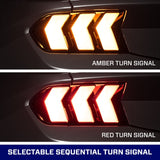 Form Lighting 2024+ Ford Mustang Sequential LED Tail Lights Red (Pair) - FL0089