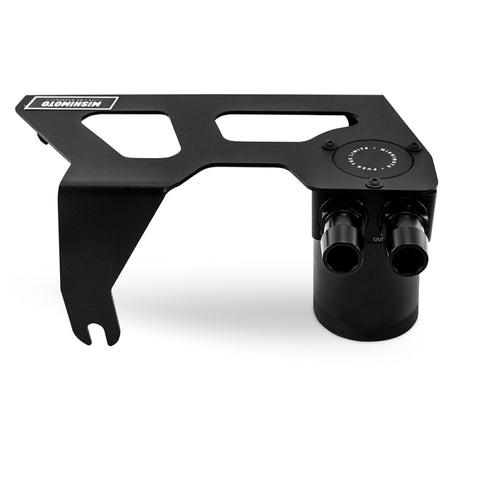 Mishimoto 07-11 Jeep Wrangler JK Baffled Oil Catch Can - Black - MMBCC-WR6-07PBE2