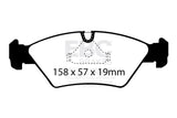 EBC 87-91 BMW M3 2.3 (E30) Yellowstuff Front Brake Pads - DP4414R