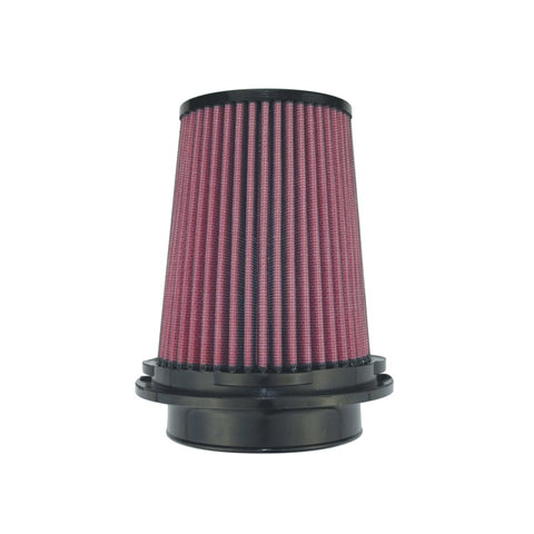Injen 8-Layer Oiled Cotton Gauze Air Filter 4.0in ID/ 6.0in Base / 6.3in Height / 4in Top - X-1112-BR