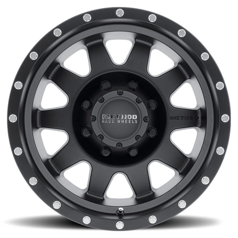 Method MR301 The Standard 18x9 +18mm Offset 8x6.5 130.81mm CB Matte Black Wheel - MR30189080518