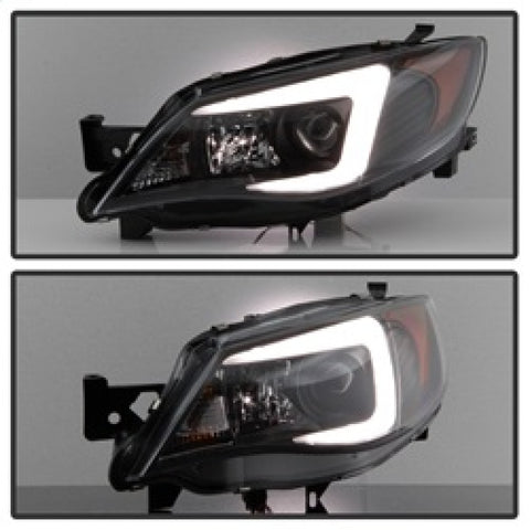 Spyder Subaru WRX 08-09 Projector Headlights - HID Model Only - Black PRO-YD-SWRX08-HID-LBDRL-BK - 5083937