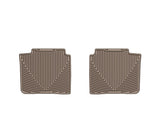 WeatherTech 06+ Lincoln MKZ Rear Rubber Mats - Tan - W256TN