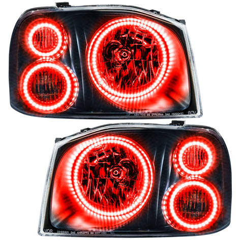 Oracle 01-04 Nissan Frontier SMD HL - Triple Halo - ColorSHIFT w/ Simple Controller - 8905-504