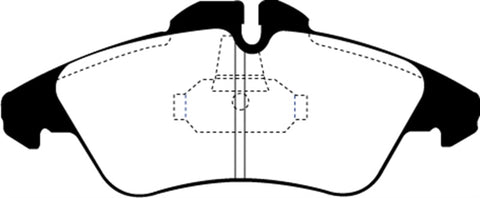 EBC 03-05 Dodge Sprinter 2500 Bosch Rear Greenstuff Front Brake Pads - DP61071
