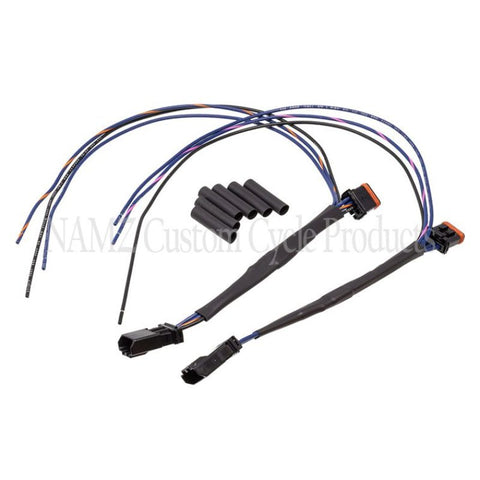 NAMZ 14-23 V-Twin Dyna/Softail/Road & Street Glide/Electra Plug-N-Play Front Turn Sig Tap Harness - N-FTTH-01