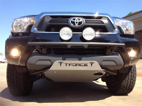 N-Fab Light Bar 12-15 Toyota Tacoma - Tex. Black - Light Tabs w/o License Plate Tabs - T124LB-TX