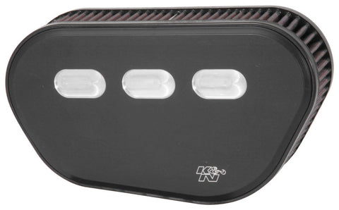 K&N Street Metal Intake System - Big 8 Black for Harley Davidson - RK-3948B