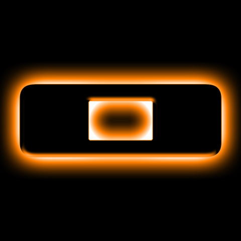 ORACLE Lighting Universal Illuminated LED Letter Badges - Matte Blk Surface Finish - O - 3141-O-005
