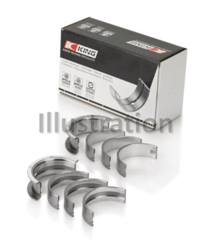 King Engine Bearings Subaru Justy 1987-1990 (Size +0.50mm) Main Bearing Set - MB461AM0.5