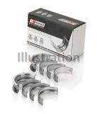 King Engine Bearings Opel C25Xa/X25Xa (Size +0.25mm) Main Bearing Set - MB4049SI0.25