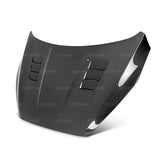 Seibon 15-16 Ford Focus TS-Style Gloss Finish Carbon Fiber Hood - HD16FDFO-TS
