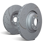EBC 2014+ Fiat 500 Abarth GD Sport Slotted and Dimpled Rear Rotors - GD1704