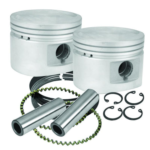 S&S Cycle 84-99 BT w/ Stock Heads .020in 80in Cast Flat-Topped Replacement Piston Kit - 920-0027