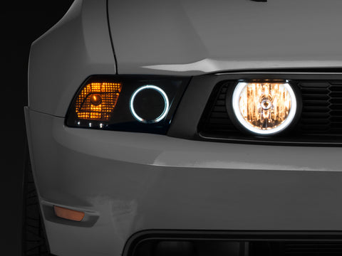 Raxiom 05-12 Ford Mustang GT LED Halo Fog Lights (Chrome) - 49133