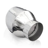 Stainless Works Conical Double Wall Slash Cut Exhaust Tip - 5in Body 3in Inlet 6-1/4in length - 787300