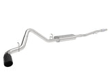 aFe Apollo GT Series 2019 GM Silverado/Sierra 1500 4.3L/5.3L 409 SS CatBack Exhaust System w/Blk Tip - 49-44107-B
