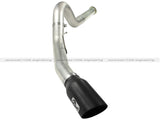 aFe MACHForce XP 5in DPF-Back Stainless Steel Exhaust , Blk, Ford Diesel Trucks 11-14 V8-6.7L td - 49-43055-B