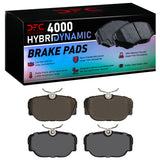 DFC 83-04 Saab 9000 Front/Rear 4000 Hybridynamic Brake Pads - 4000-0493-00