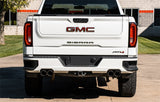 Corsa 19-25 GMC Sierra 1500 Cat-Back Dual Rear Exit with Twin 4in Black Powder Coat Pro-Series Tips - 21201BPC