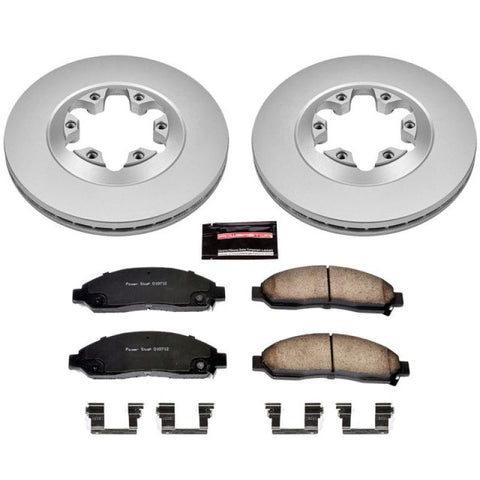Power Stop 04-08 Chevrolet Colorado Front Z17 Evolution Geomet Coated Brake Kit - CRK2066
