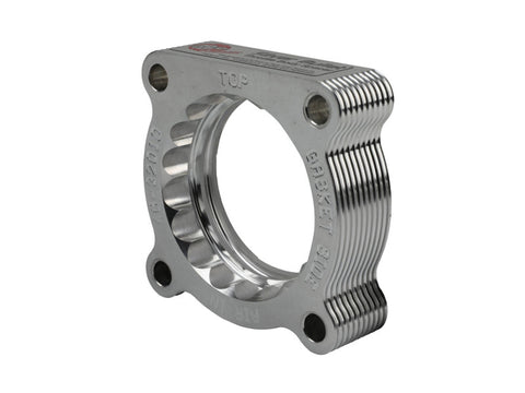 aFe 07-12 Dodge 1500 / 07-12 Dodge Dakota V6 3.7L Silver Bullet Throttle Body Spacer - Silver - 46-32010