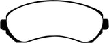 EBC 01-05 Buick Rendezvous 3.4 2WD Greenstuff Front Brake Pads - DP61628