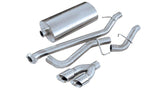 Corsa 1999-06 Chevrolet Silverado Reg. Cab/Short Bed 1500 4.8L V8 Polished Touring Cat-Back Exhaust - 14260