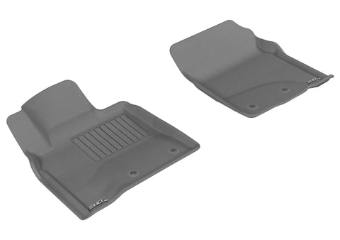 3D MAXpider 2012-2020 Lexus/Toyota LX/Land Cruiser Kagu 1st Row Floormat - Gray - L1LX04411501
