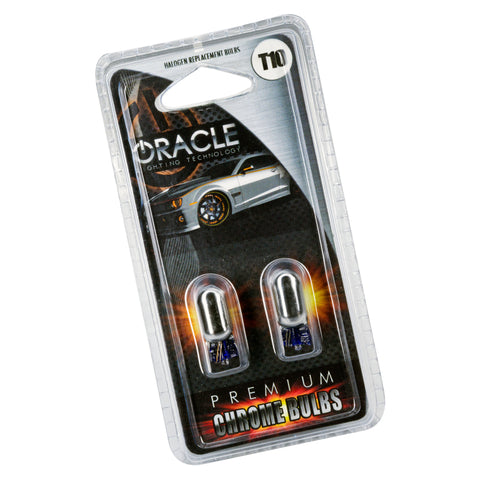 Oracle T10 Chrome Bulbs (Pair) - White - 5501-001