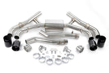Dinan 20-26 BMW X5 M/X6 M (F95/F96) Valved Axleback Exhaust System - Black Tips - D660-0090-BLK