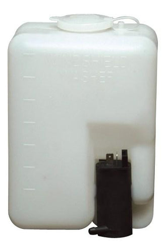 Vibrant Windshield Washer Bottle Repl Kit 1.2L bottle incl bottle ele pump mounting bracket hose - 10400