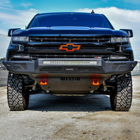 Westin 19-21 Chevrolet Silverado 1500 Pro-Mod Front Bumper - Tex. Blk - 58-41215
