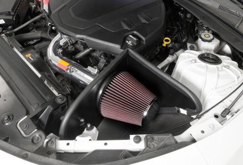 K&N 16-17 Chevy Camaro 3.6L Silver Typhoon Short Ram Intake - 69-4535TP