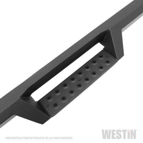 Westin 04-13 Chevy Silverado 1500 Crew Cab 2004-2013 HDX Drop Nerf Step Bars - Textured Black - 56-11955