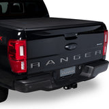 Putco 19-20 Ford Ranger - Black Platinum Tailgate Letters RANGER - 55554BPFD