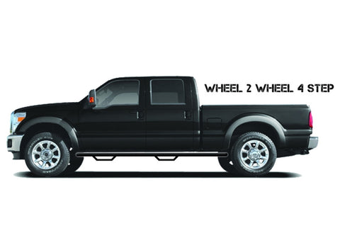N-Fab Nerf Step 00-09 Ford Excursion SUV 4 Door - Gloss Black - W2W - 3in - F0084E