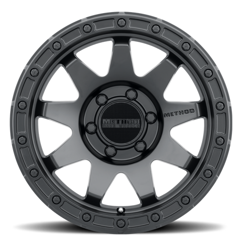 Method MR317 17x9 -12mm Offset 6x5.5 106.25mm CB Matte Black Wheel - MR31779060512N