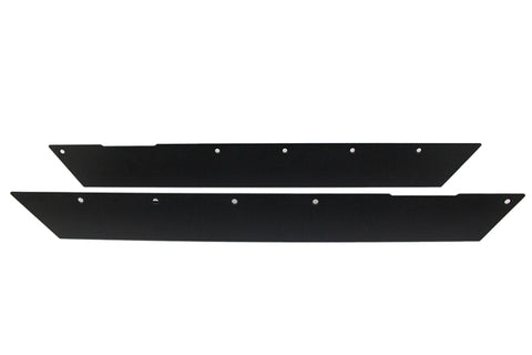 Fishbone Offroad 97-06 Jeep Wrangler TJ Steel Rock Slider W/O Tube Step - Black Textured Powdercoat - FB23027