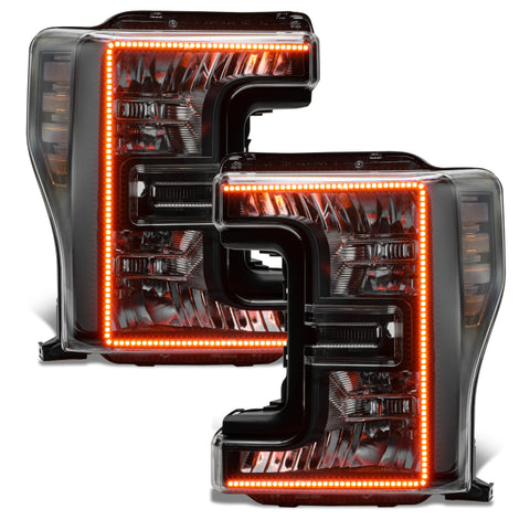 Oracle Ford Superduty 17-19 Dynamic Headlight DRL - ColorSHIFT - Dynamic - 2522-332