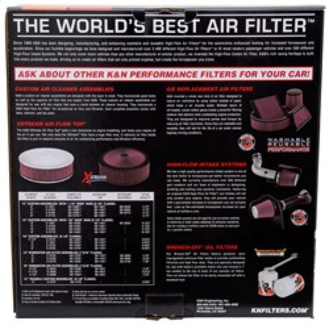 K&N X-Stream Top Filter Red 11in / 5.125in Neck Flange / 3.5in Height - 66-3110