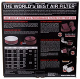 K&N Round Air Filter Assembly 12in ID / 3.063in Height / 5.125in Neck Flange / 7/8in Drop Base - 60-1430