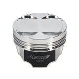 Manley Mitsubishi 4B11 86.5mm Bore 10.0:1 CR -3.5cc Dish Turbo Tuff Piston Set w/ Rings - 624305CE-4